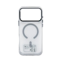 Premium Acrylic Transparent Magnetic Case for Apple iPhone 17 Pro Max/iPhone 18 Pro Max White